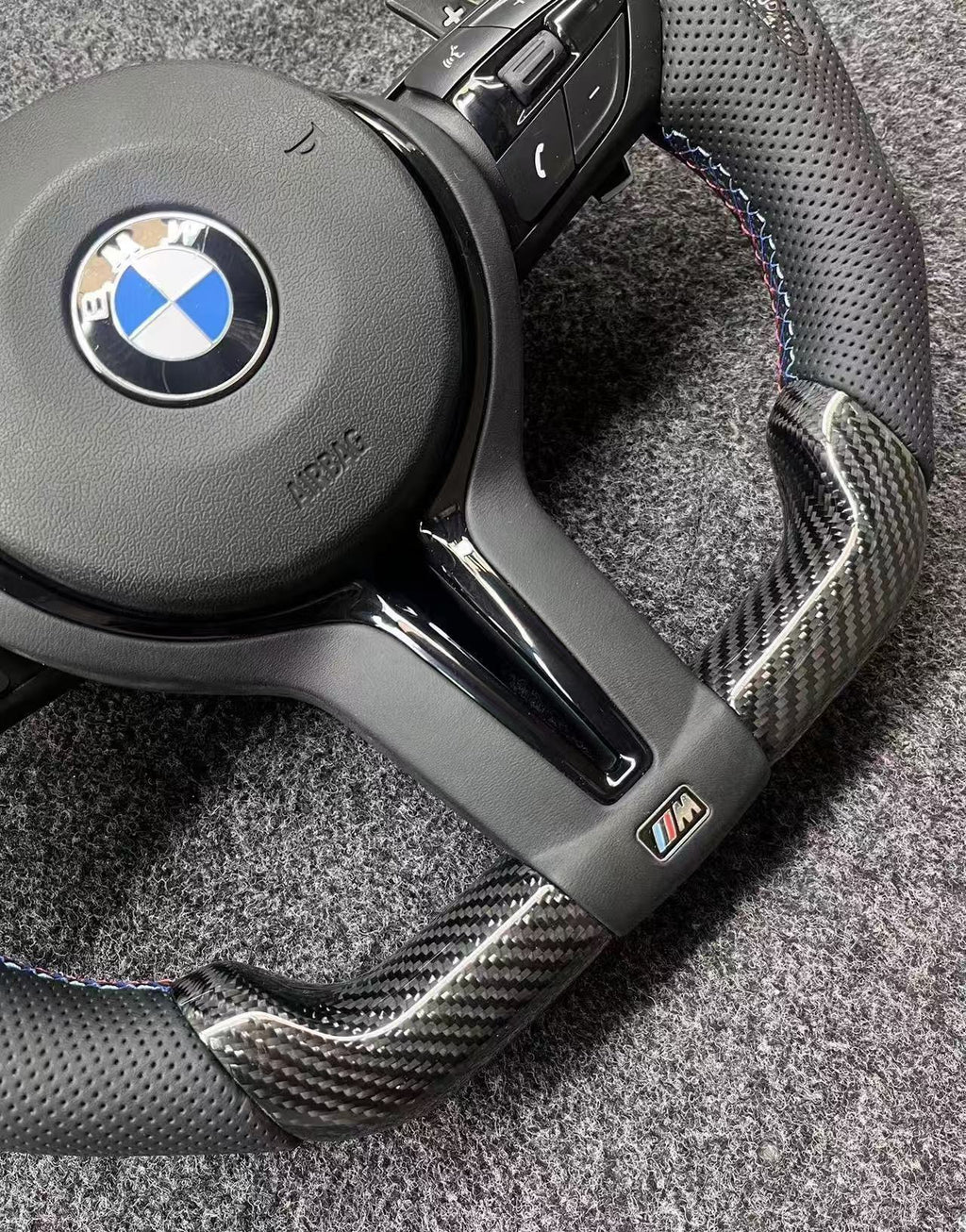Volante Carbono V-Weave Retrofit BMW F-Series & SUV