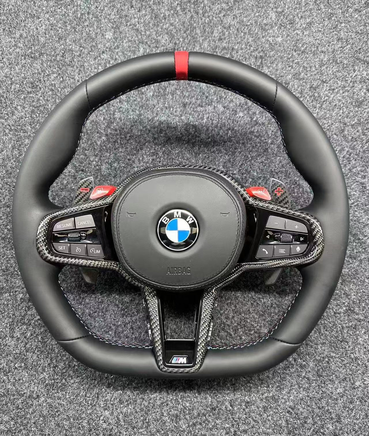 Volante Estilo CS Cuero Nappa o Alcantara y Moldura Carbono BMW F & G Series