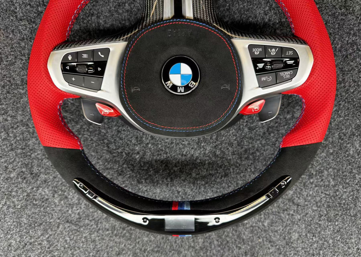 Volante Pantalla LED y Alcántara Bicolor BMW G-Series
