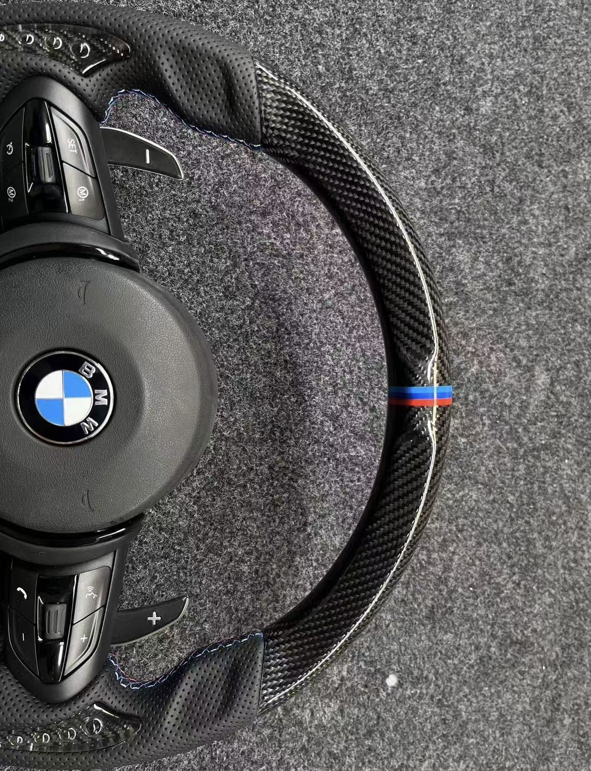 Volante Carbono V-Weave Retrofit BMW F-Series & SUV