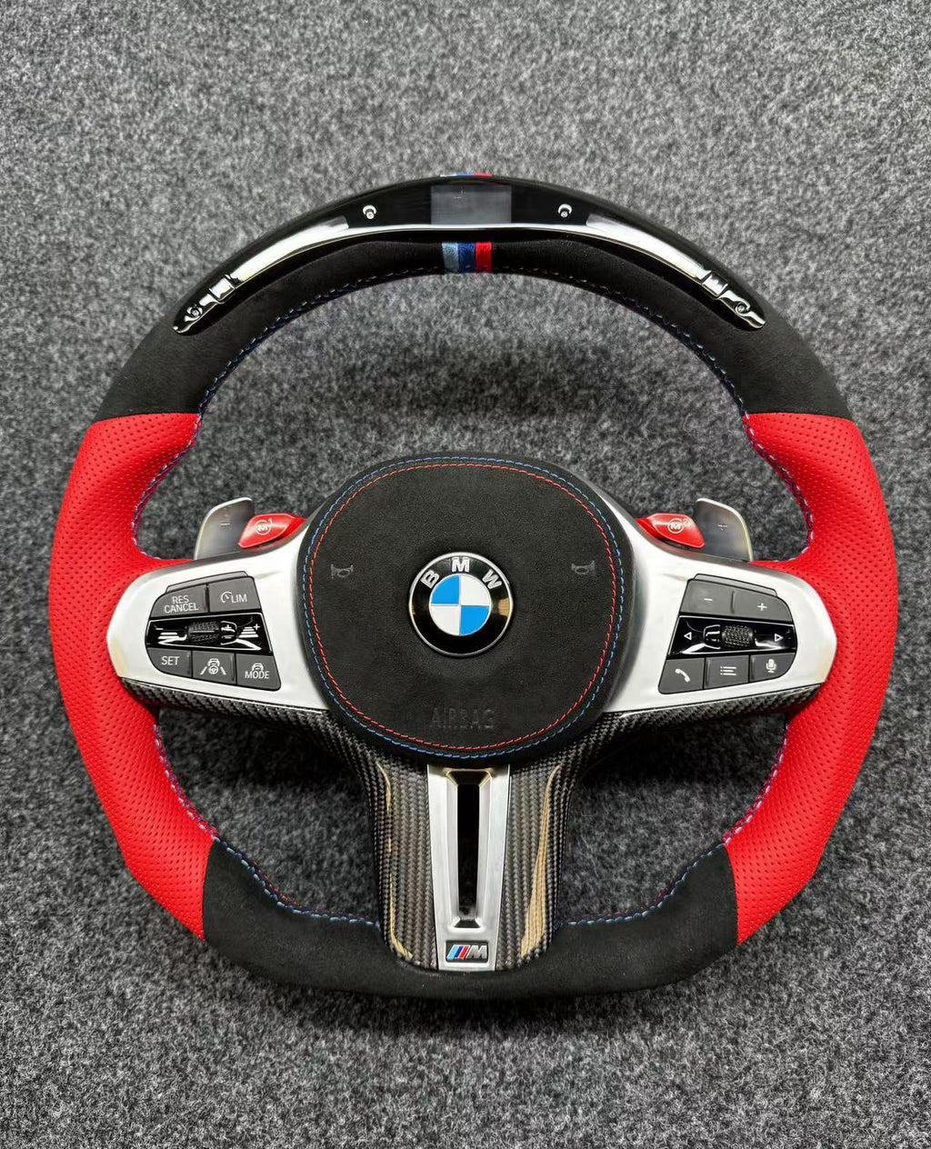 Volante Pantalla LED y Alcántara Bicolor BMW G-Series