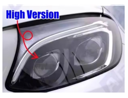 Módulos LED DRL para Faros Delanteros – Mercedes-Benz Clase GLC (W253, 2016–2019)