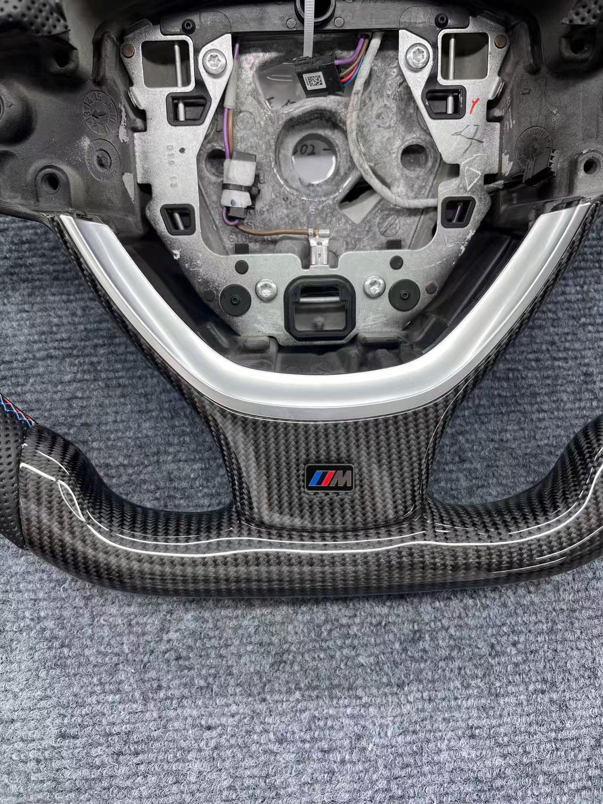 Volante Carbono y Cuero BMW Serie 5 F10 F11 F18 M Sport