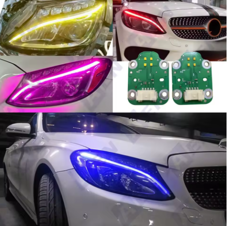Módulos LED DRL para Faros Delanteros – Mercedes-Benz Clase C (W205) / Clase S Coupé (W217) / GLA
