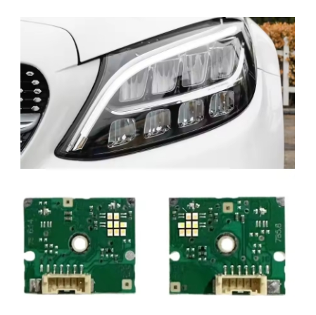 Módulos LED DRL para Faros Delanteros – Mercedes-Benz Clase C W205 Facelift / LCI (2019–2021)