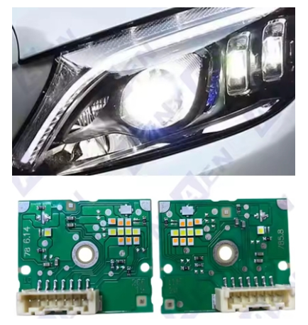 Módulos LED DRL para Faros Delanteros – Mercedes-Benz Clase C W205 Facelift / LCI (2019–2021)
