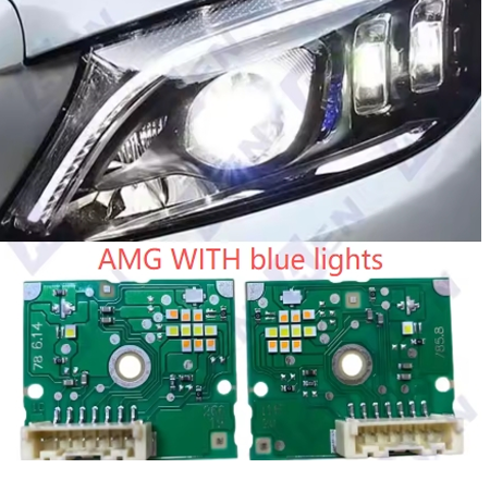 Módulos LED DRL para Faros Delanteros – Mercedes-Benz Clase C W205 Facelift / LCI (2019–2021)